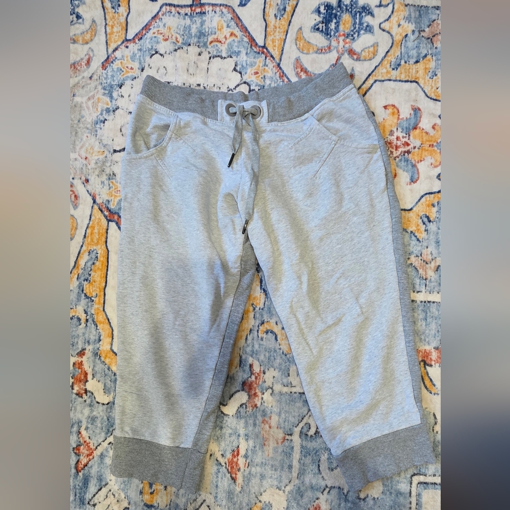 Adidas by Stella McCartney Gray Cropped Joggers
